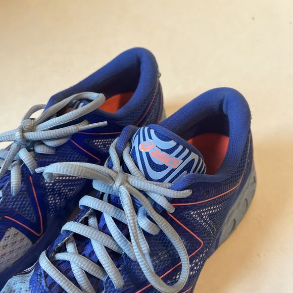 Asics Noosa FF Women's 8.5 Running Shoes Sneakers Athletic Blue T772N - Picture 3 of 10